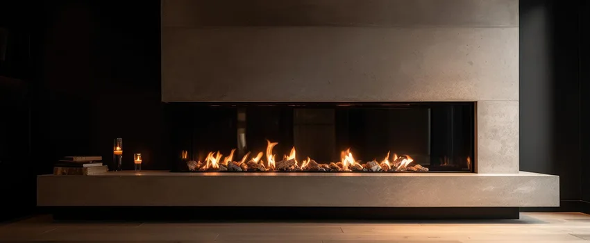 Gas Fireplace Ember Bed Design Services in Palo Alto, California
