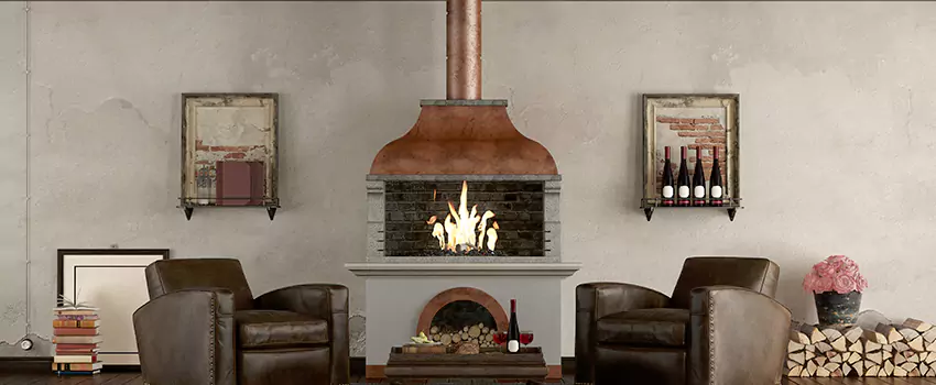 Thelin Hearth Products Providence Pellet Insert Fireplace Installation in Palo Alto, CA