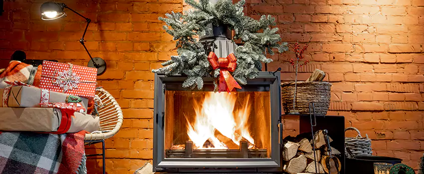 Travis Industries Linear Gas Fireplace Installation in Palo Alto, California