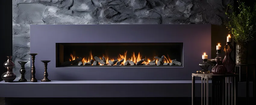 Ember Bed for Ventless Gas Fireplace in Palo Alto, CA